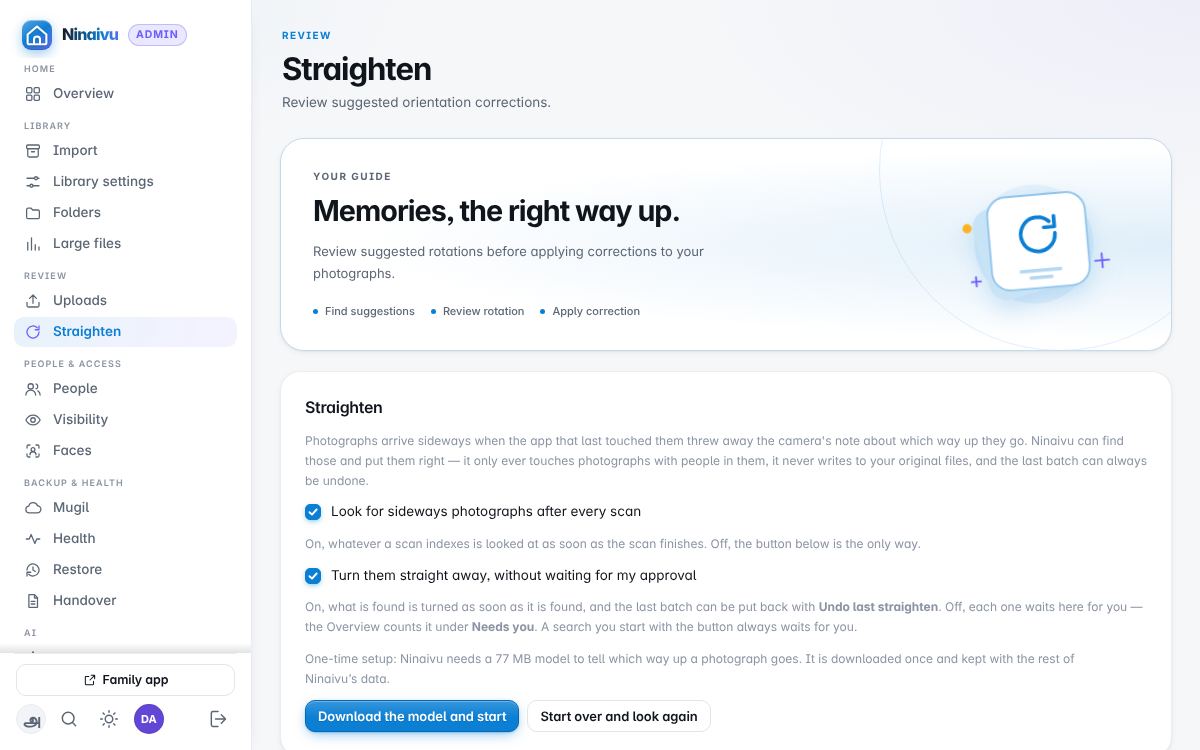 Straighten